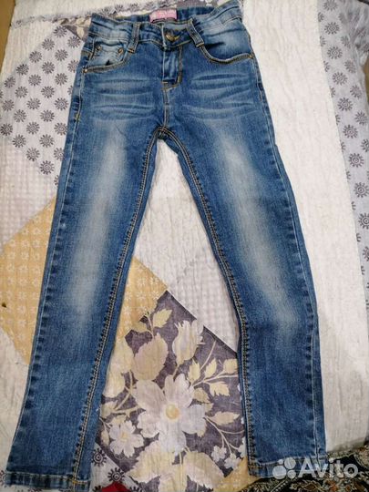 Джинсы для девочки 116