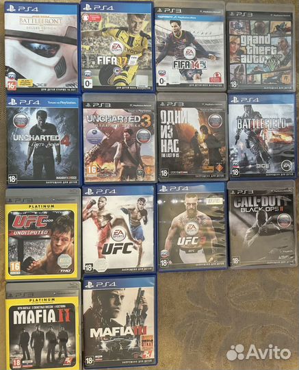 Игры на PS3, PS4