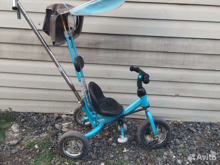Трехколесный велосипед с родительской ручкой