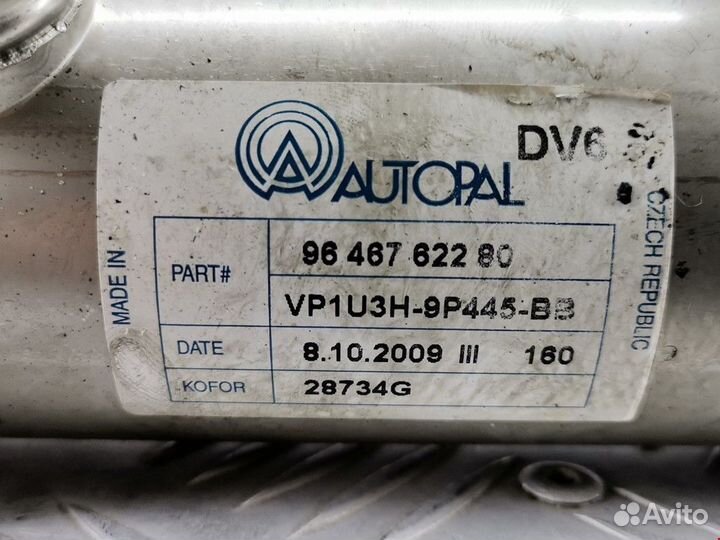 Охладитель EGR / Радиатор EGR Peugeot 308 T7 2009