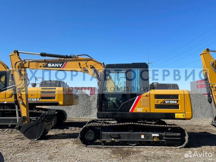 Гусеничный экскаватор Sany SY135C, 2023