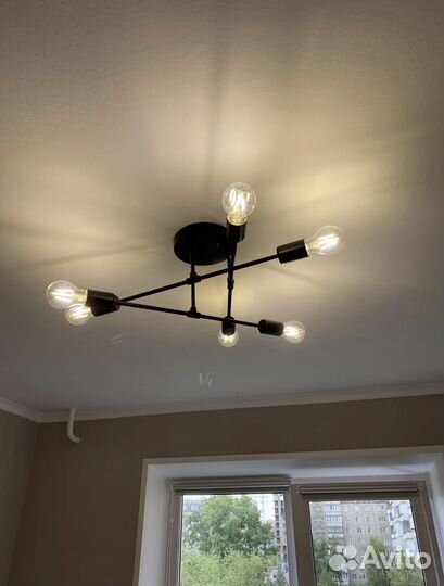 Люстра потолочная в скандинавском стиле новая