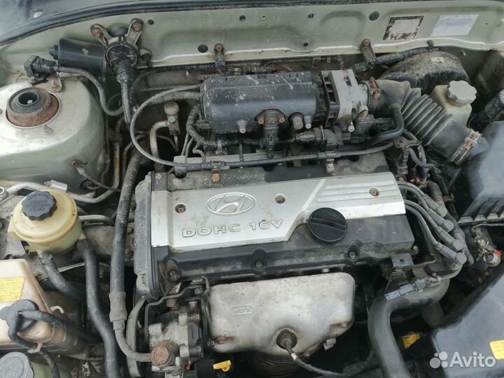 Двигатель на hyundai accent 1.6 по запчастям