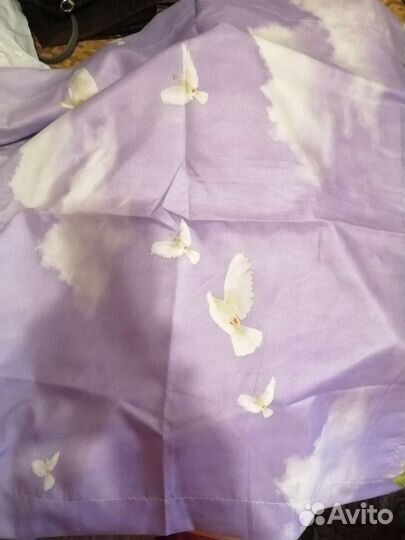 Комплект постельного белья, скатерть лён