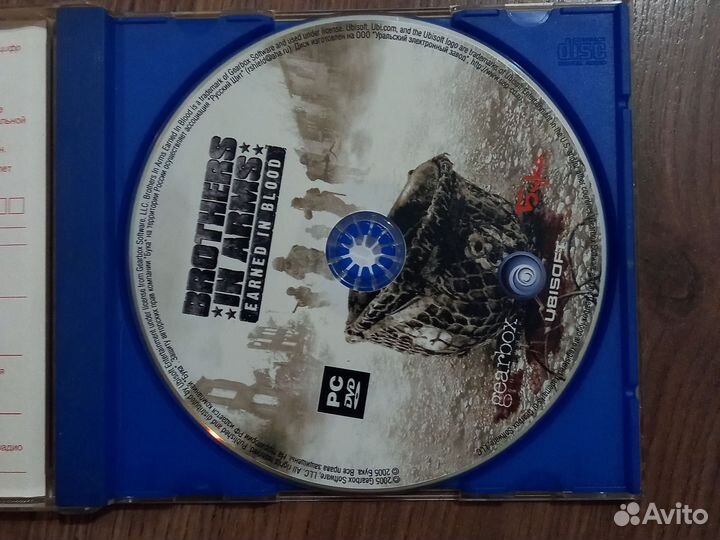 Игра Brothers in Arms: Earned in Blood для PC диск
