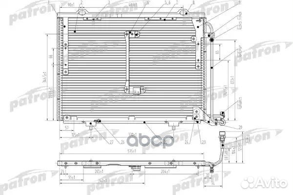 Радиатор кондиционера паяный mercedes-benz: C-C