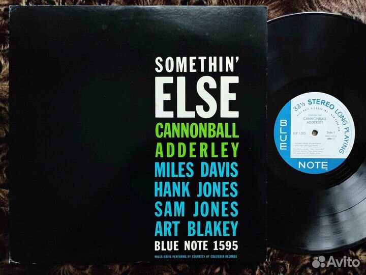 Cannonball Adderley Somethin' Else Japan 1984 v4
