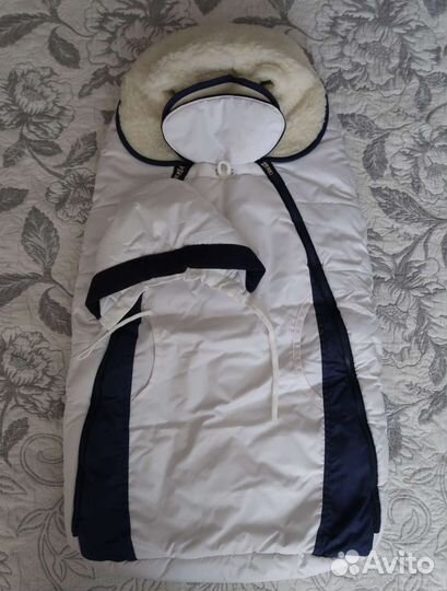 Конверт на выписку для мальчика зимний