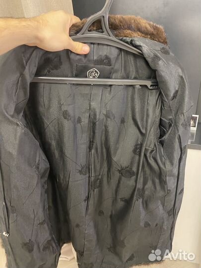 Шуба норковая поперечка 44-46 почти новая