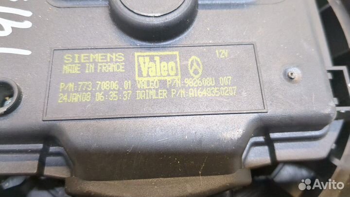 Двигатель отопителя Mercedes R W251 2005