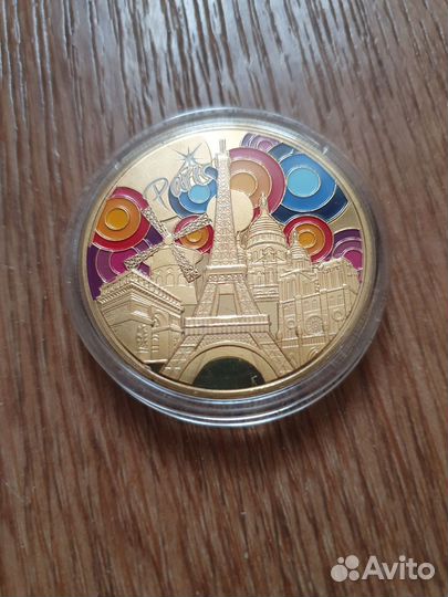 Монета Париж Франция