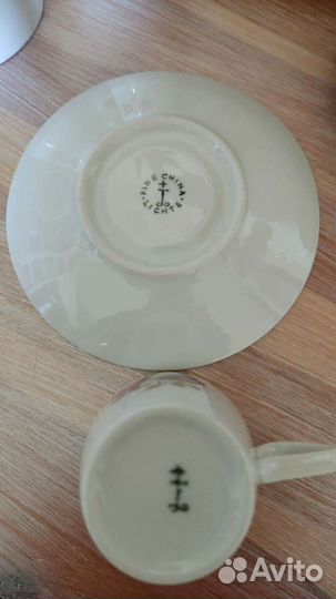 Фарфоровый кофейный сервиз Lichte, ГДР (Германия)