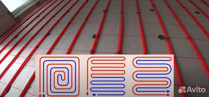 Монтаж теплого пола