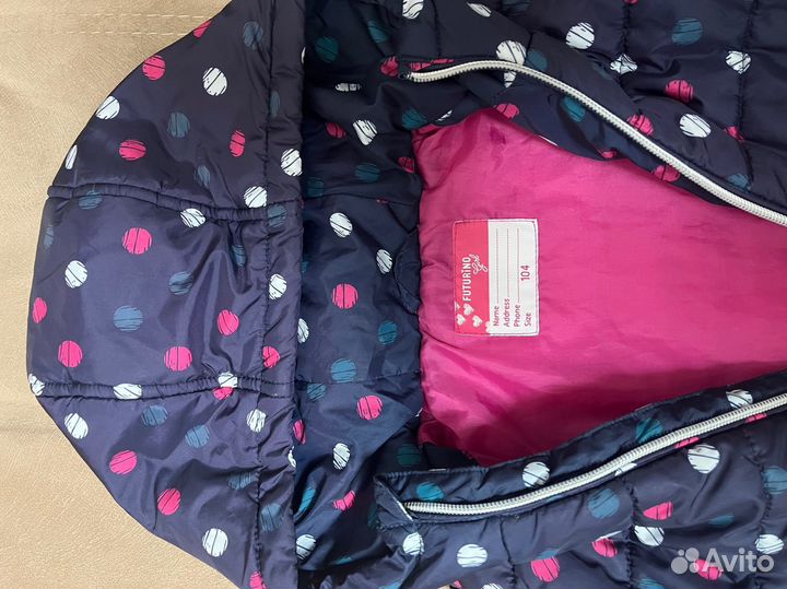 Куртка демисезонная детская 104