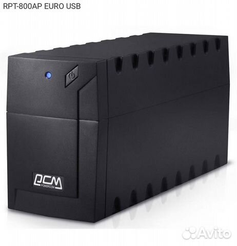 Ибп Powercom raptor 800VA, Tower, euro, RPT-800AP