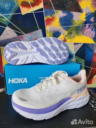 Кроссовки hoka Clifton 8 (беговые)