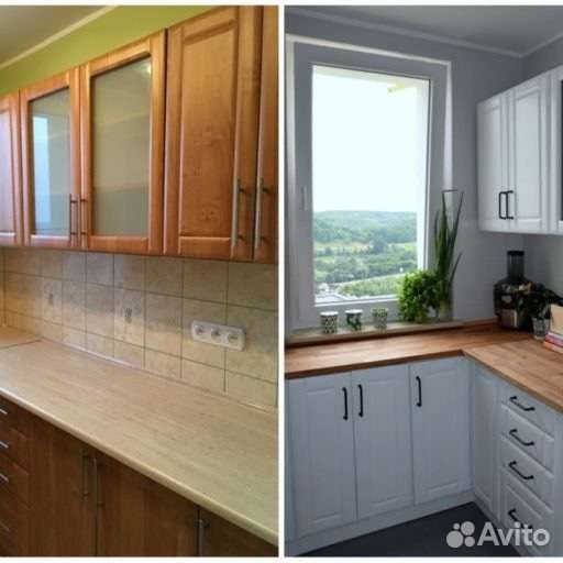 Замена кухонных фасадов