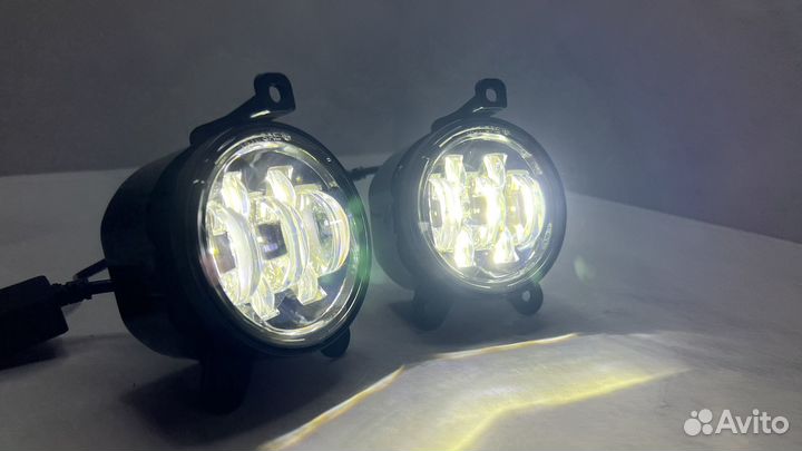 Противотуманные фары Лада Приора 7 линз 1 режим