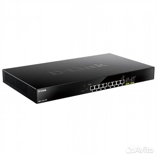 D-Link DMS-1100-10TP/A1A, L2 SMART Switch with 8 2.5GBase-T ports and 2 10GBase-X SFP+ ports (8 PoE