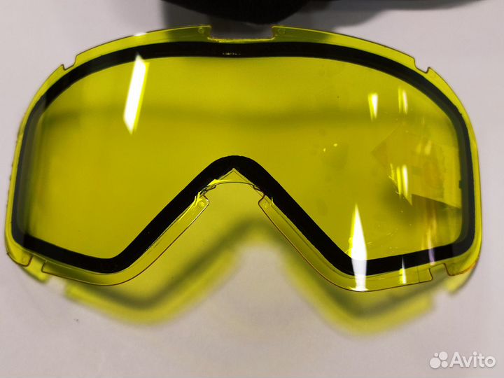 Очки маска для снегохода горных лыж (двойная линза