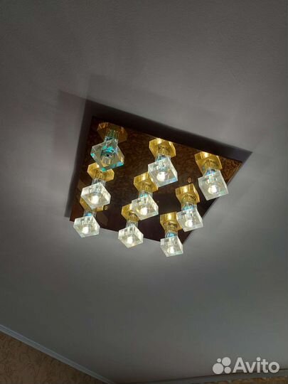 Люстра потолочная светодиодная бу