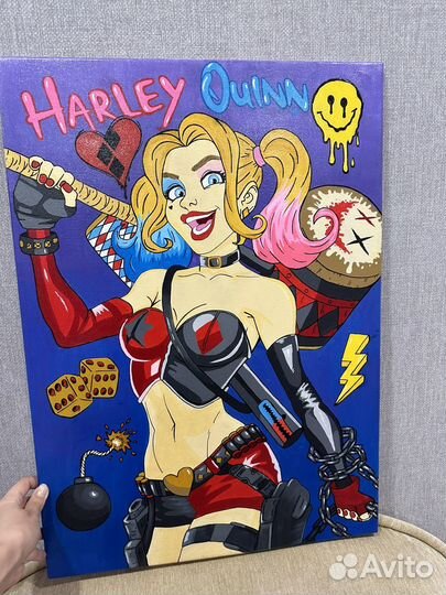 Картина ручной работы акрил