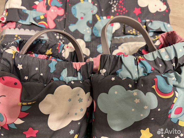 Зимний комбинезон для девочки 92