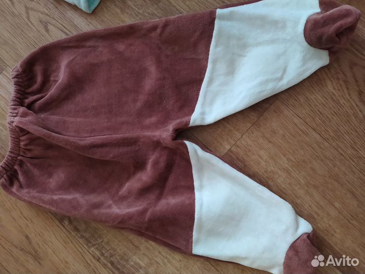 Детские теплые ползунки, костюм