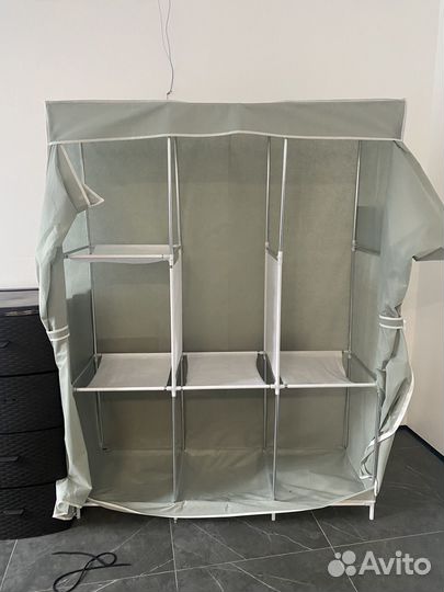 Складной каркасный тканевый шкаф