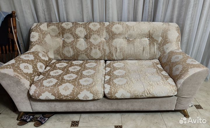 Диван и 2 кресла бу