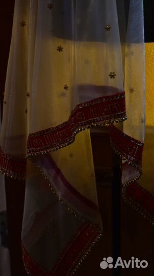 Шаль накидка дупата платок сари belly dance индия