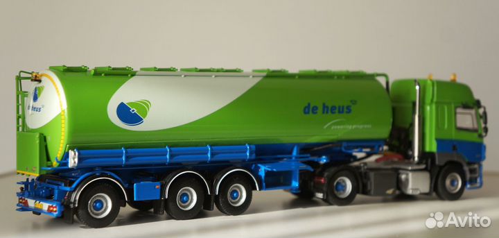 1/50 тягач DAF полуприцеп бочка WSI танкер редкий