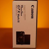 Canon g7x mark iii новый, рус.яз. не восстановлен