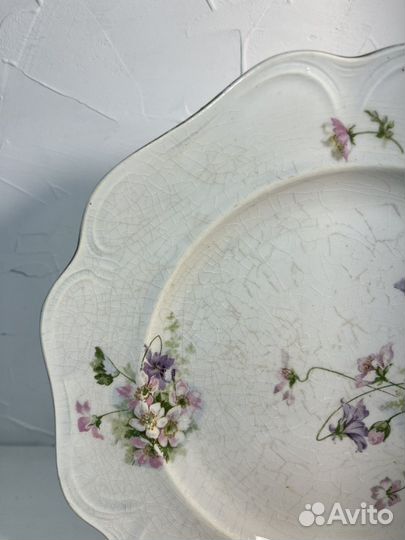 Тарелка Незабудки, Песоченская фабрика 1926 год