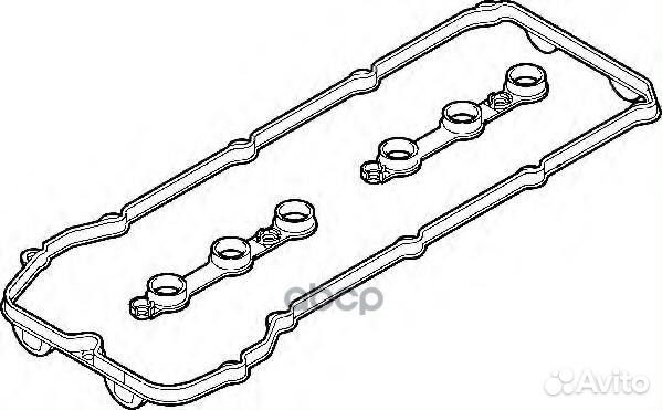 Прокладки крышки гбц (комплект: 1 прокладка пла