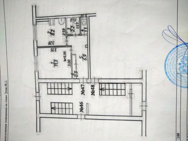 1-к. квартира, 30,6 м², 1/3 эт.