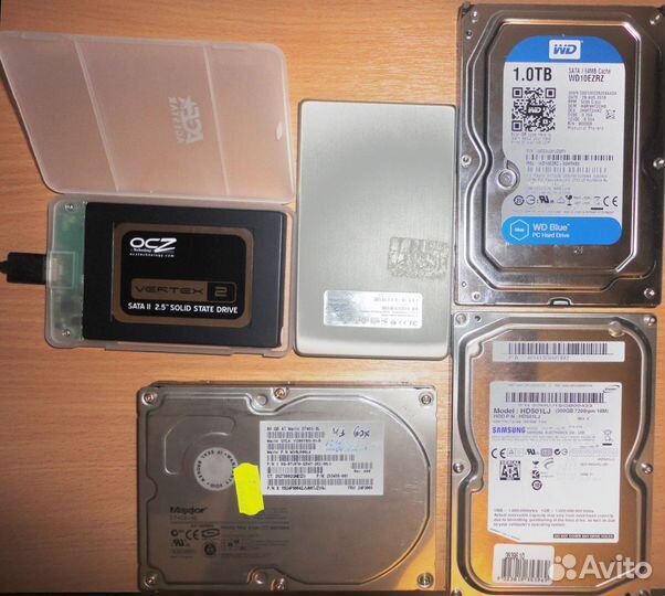 Жесткий диск 1tb, 500gb, 80gb, SSD, HDD