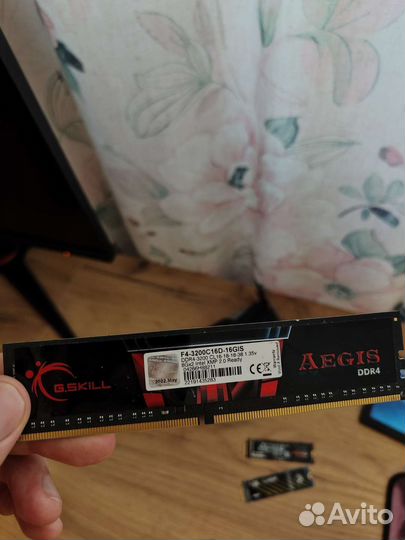 G.skill Aegis(8 гб x 2) 3200 мгц CL16 F4-3200C16D