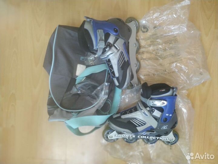 Роликовые коньки + защита+ сумка