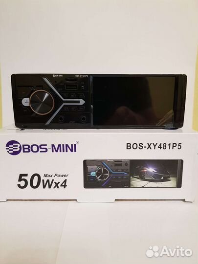 Автомагнитола Bos-mini с Bluetooth, AUX, USB