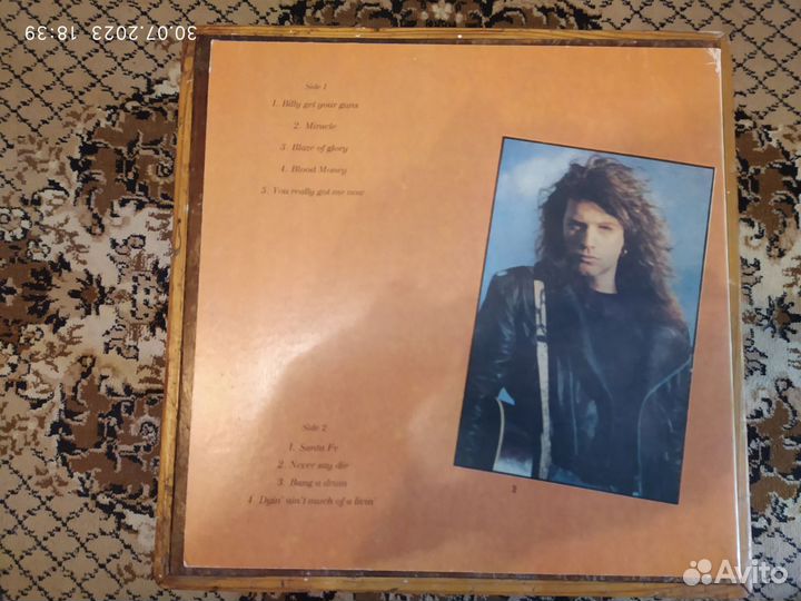 Виниловые пластинки группы Bon Jovi