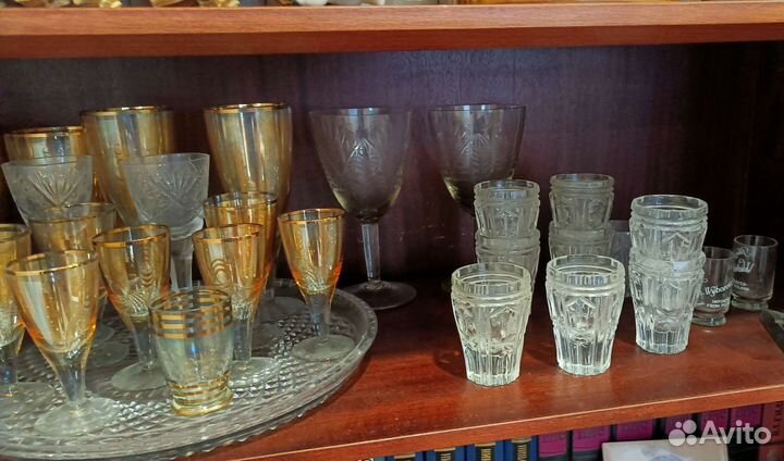 Рюмки, фужеры, стаканы