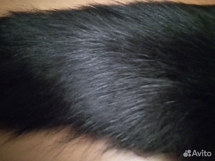 Меховой воротник натуральный мех для поделок