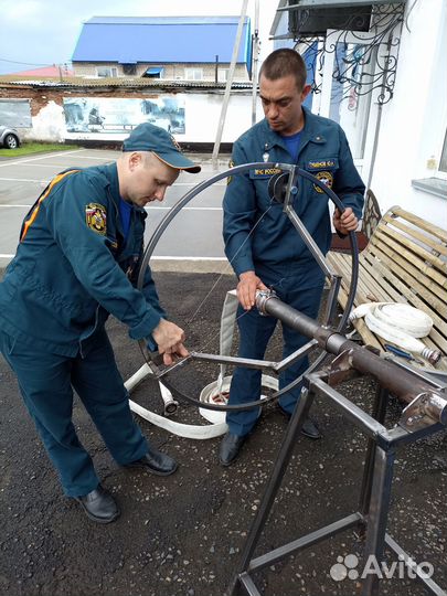 Станок для ремонта, навязки пожарных рукавов