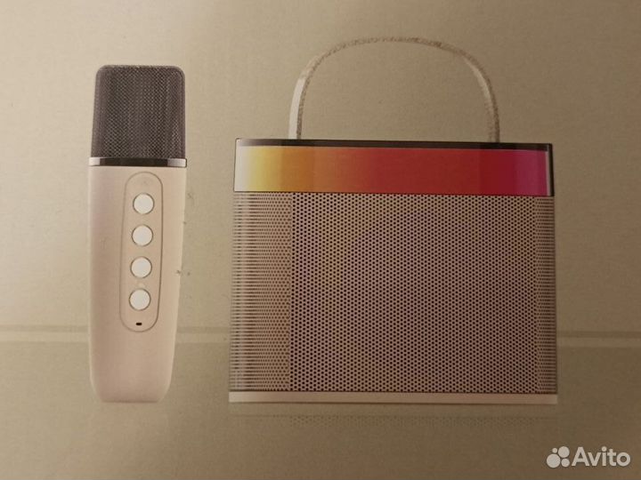 Микрофон караоке с портативной колонкой