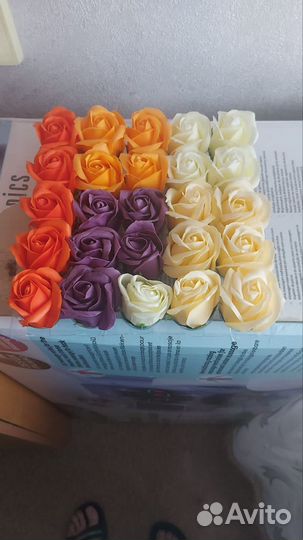 Цветы из мыла