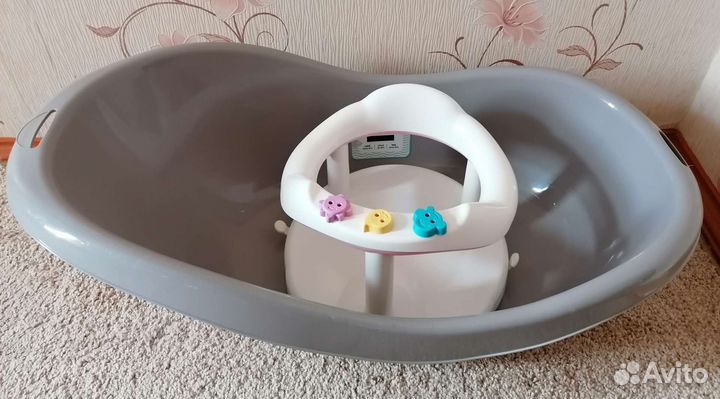 Ванночка для купания+стульчик для купания