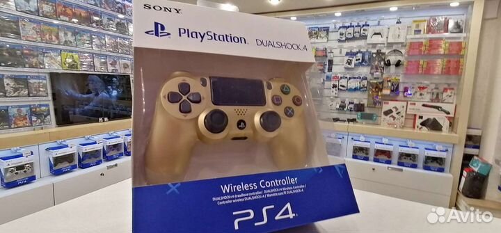 Геймпад Золото для PS4