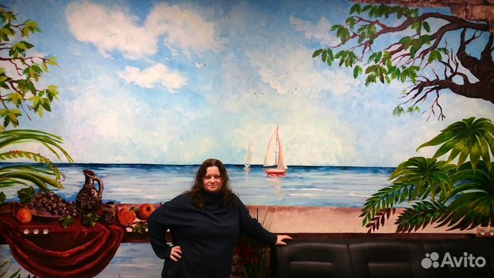 Художественная роспись стен и мебели, картины