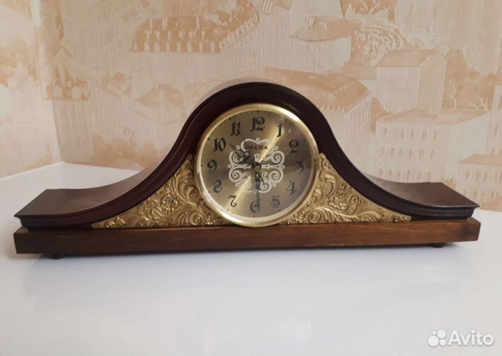 Настольные каминные часы Весна СССР